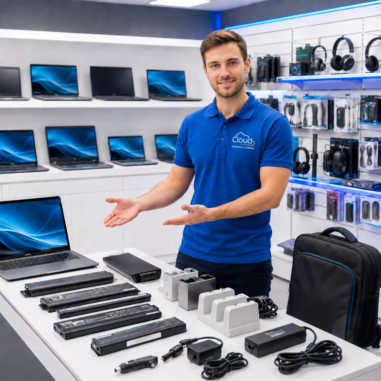 Venta de equipos, baterías y cargadores